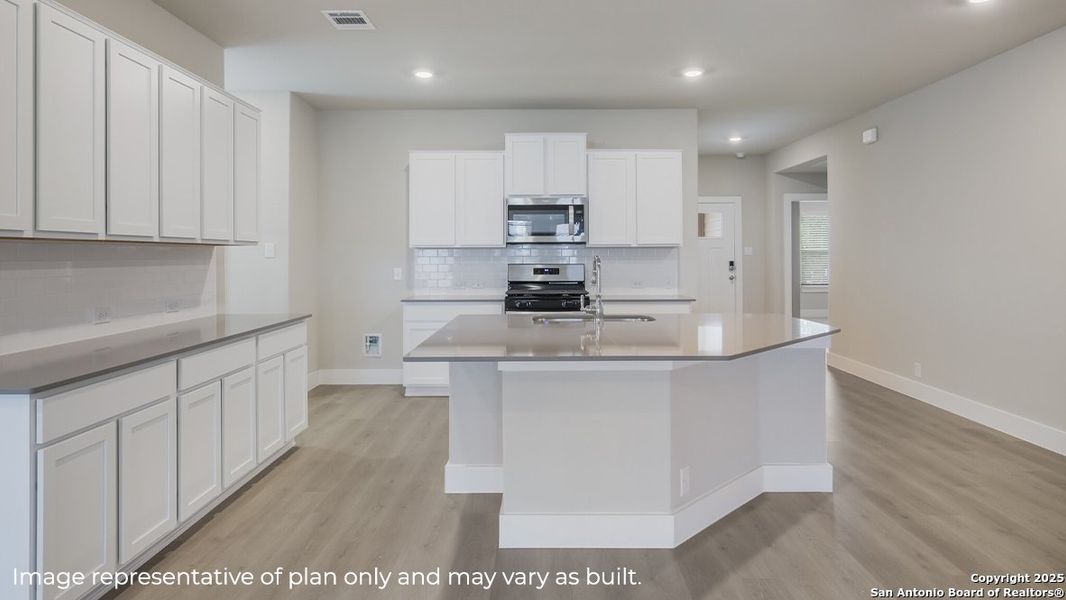 Furnished interior view inside a new home in Riverstone at Westpointe, San Antonio (Image 3).