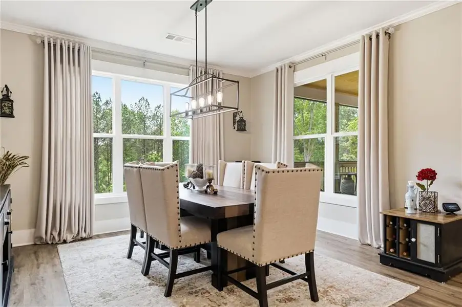 Furnished interior view inside a new home in , Canton (Image 8).