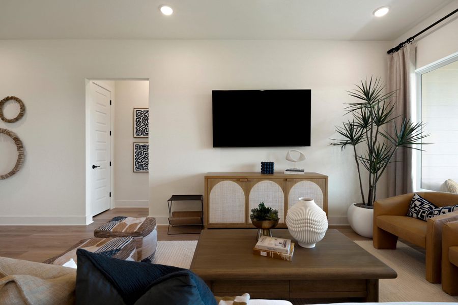 Furnished interior view inside a new home in Lagos Reserve, Manor (Image 35).