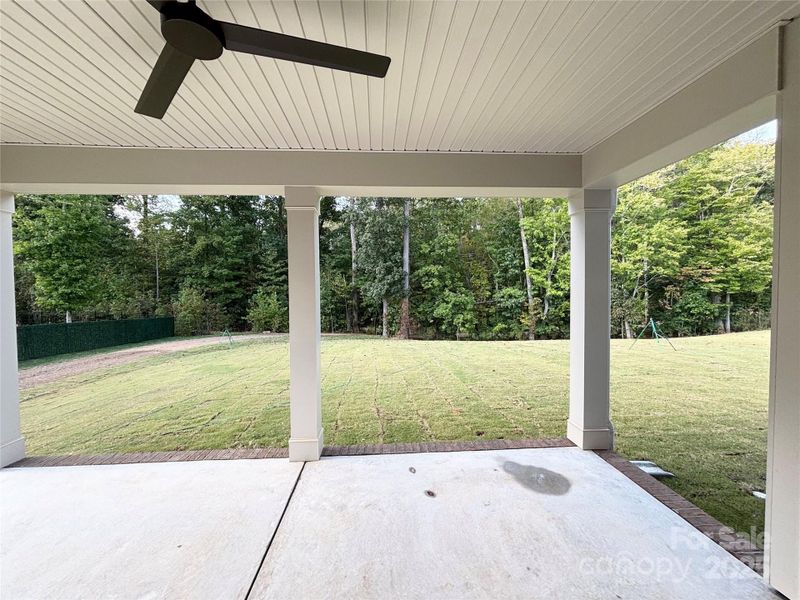 Exterior details and patio area of a home in Ardley, Mint Hill (Image 2).