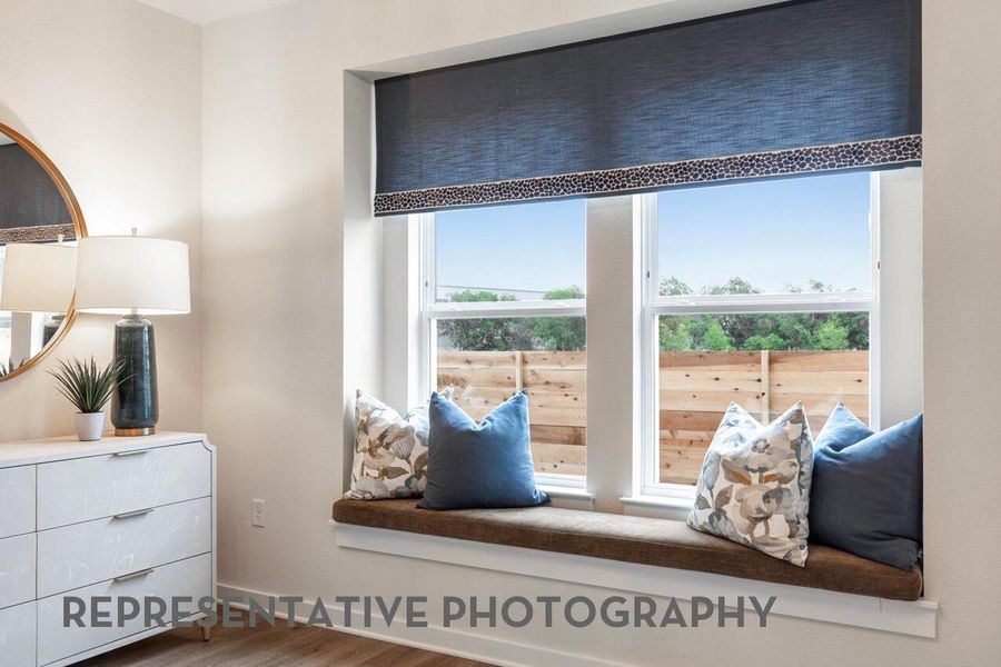 Furnished interior view inside a new home in Goodnight Ranch, Austin (Image 6).