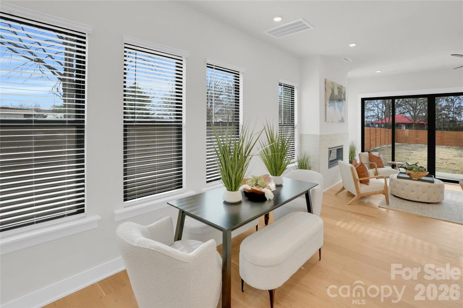Furnished interior view inside a new home in , Charlotte (Image 34). Furnished interior view inside a new home in , Charlotte (Image 34).