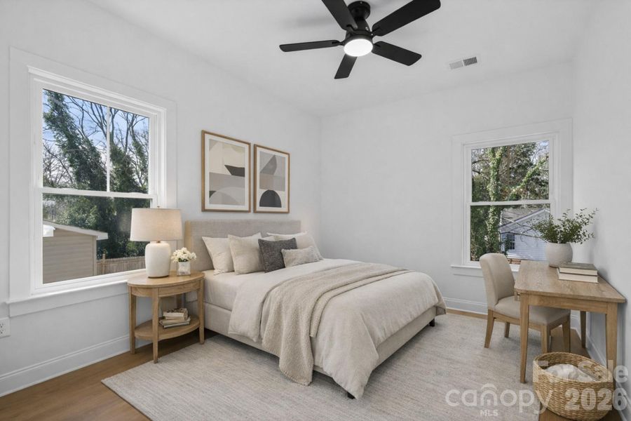 Secondary Bedroom-Virtually Staged