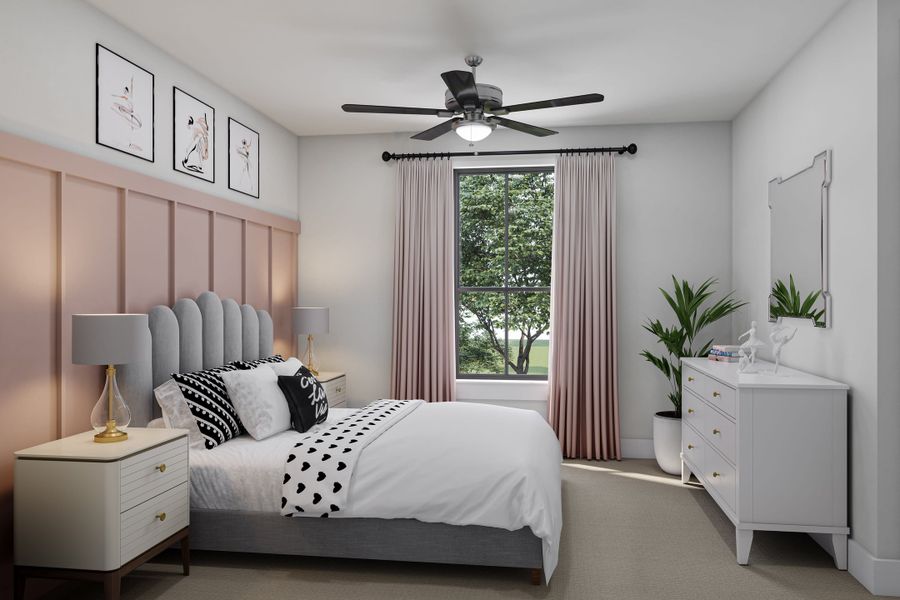 Furnished interior view inside a new home in Trillium, Richmond (Image 14).