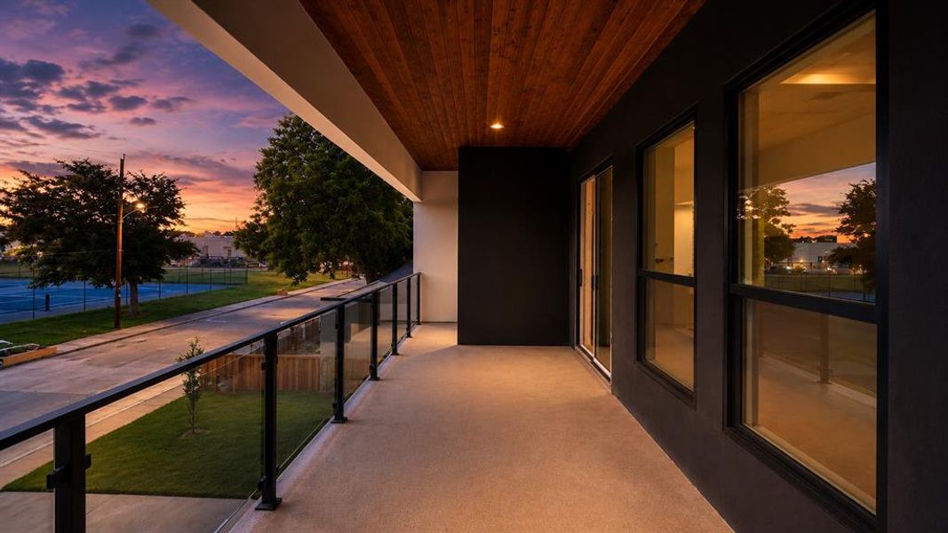 Exterior details and patio area of a home in , Dallas (Image 27).