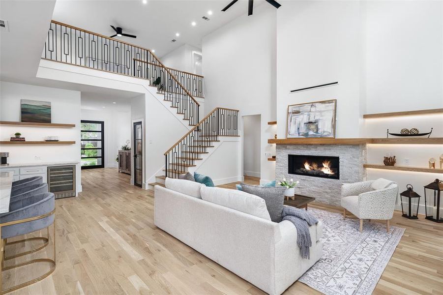 Furnished interior view inside a new home in , Dallas (Image 15).