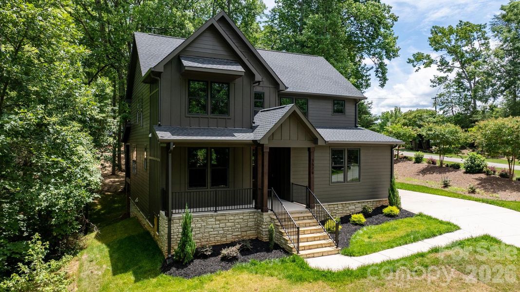 Front exterior of a new home in , Lincolnton, NC, highlighting curb appeal (Image 28).
