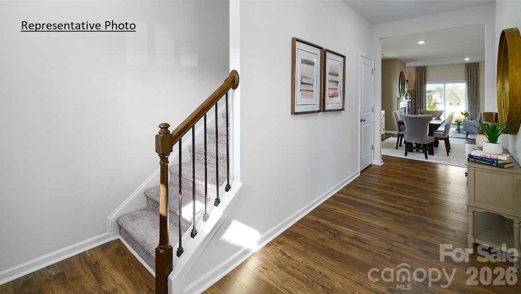 Furnished interior view inside a new home in The Hamptons at Hickory, Hickory (Image 13).