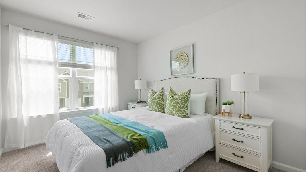 Representative furnished interior of a home built from the DAVIS by D.R. Horton in Carolina Groves Townhomes, Moncks Corner (Image 25).
