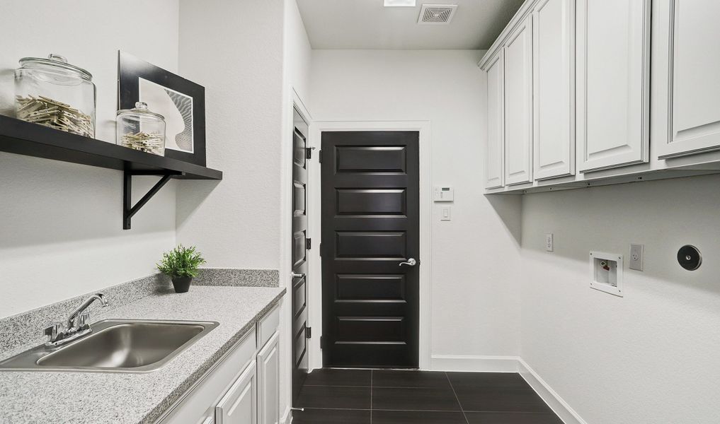 Sink option in laundry room