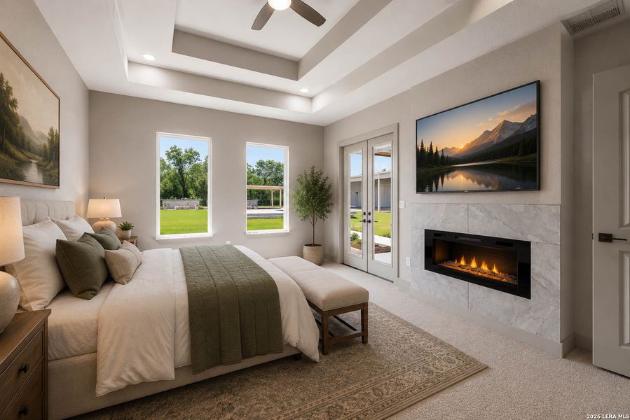 Furnished interior view inside a new home in , Adkins (Image 10). Furnished interior view inside a new home in , Adkins (Image 10).