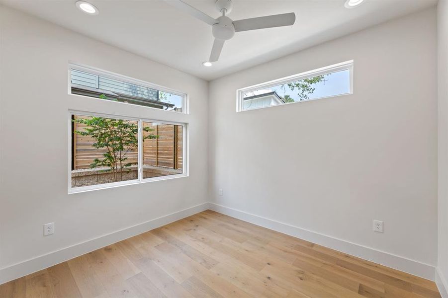 Secondary bedroom on ground floor.