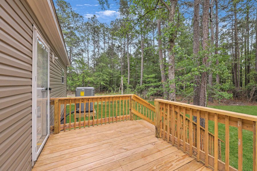 Exterior details and patio area of a home in , Ridgeville (Image 23).