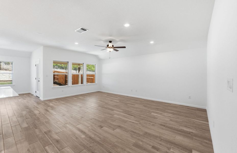 Spacious, unfurnished interior of a new home in West Cypress Hills, Spicewood (Image 32). Spacious, unfurnished interior of a new home in West Cypress Hills, Spicewood (Image 32).