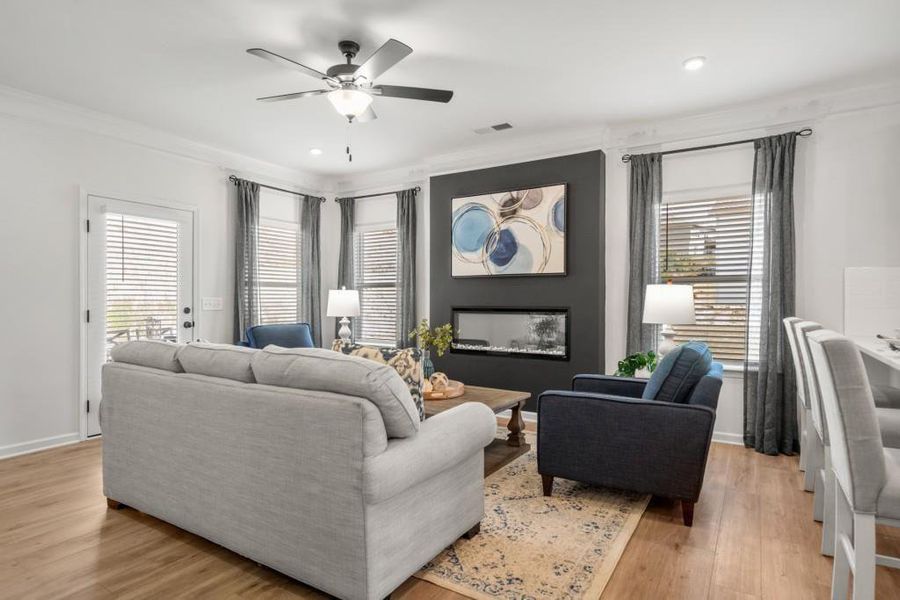 Furnished interior view inside a new home in North Haven, Rome (Image 9).