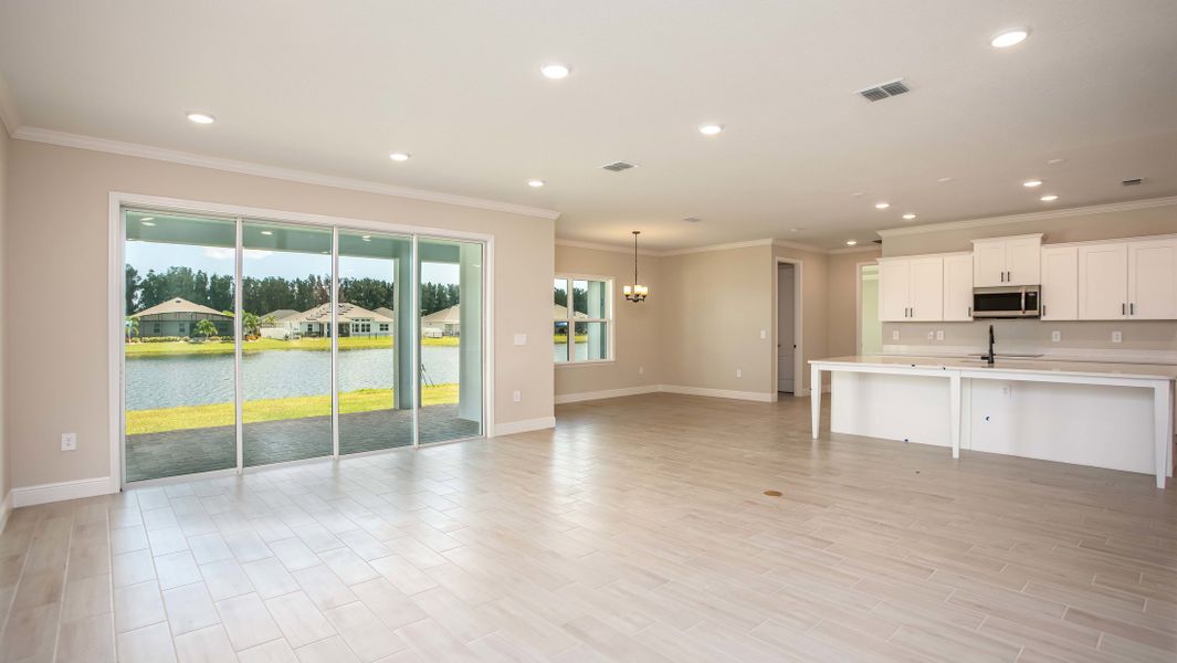 Representative unfurnished interior of a home built from the Verona by Maronda Homes in Coastal Communities, Edgewater (Image 13).