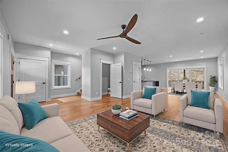 Furnished interior view inside a new home in , Asheville (Image 7).