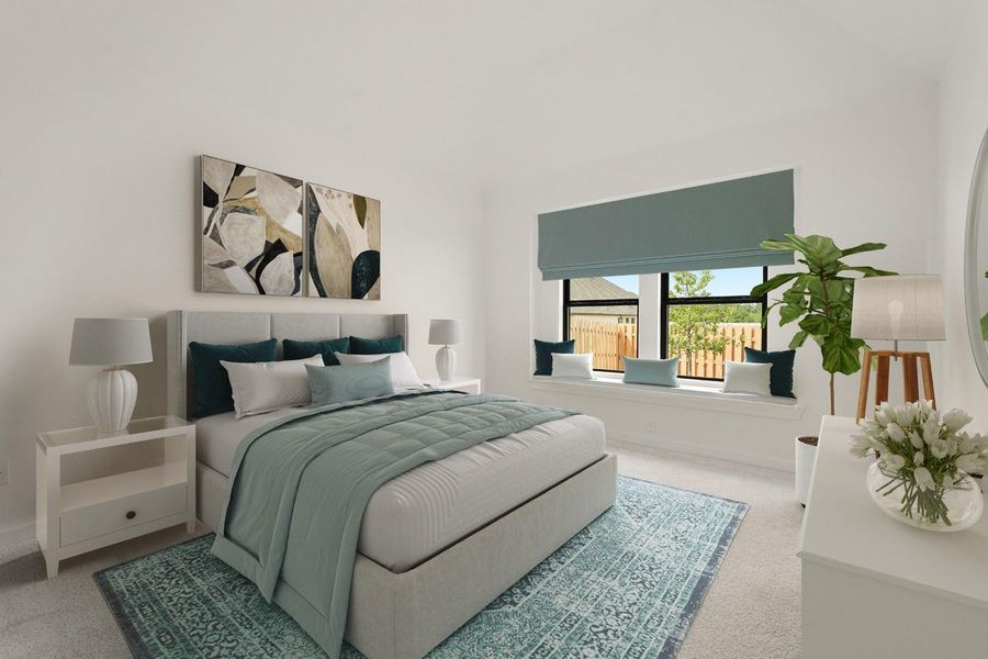 Primary Bedroom - Virtually Staged
