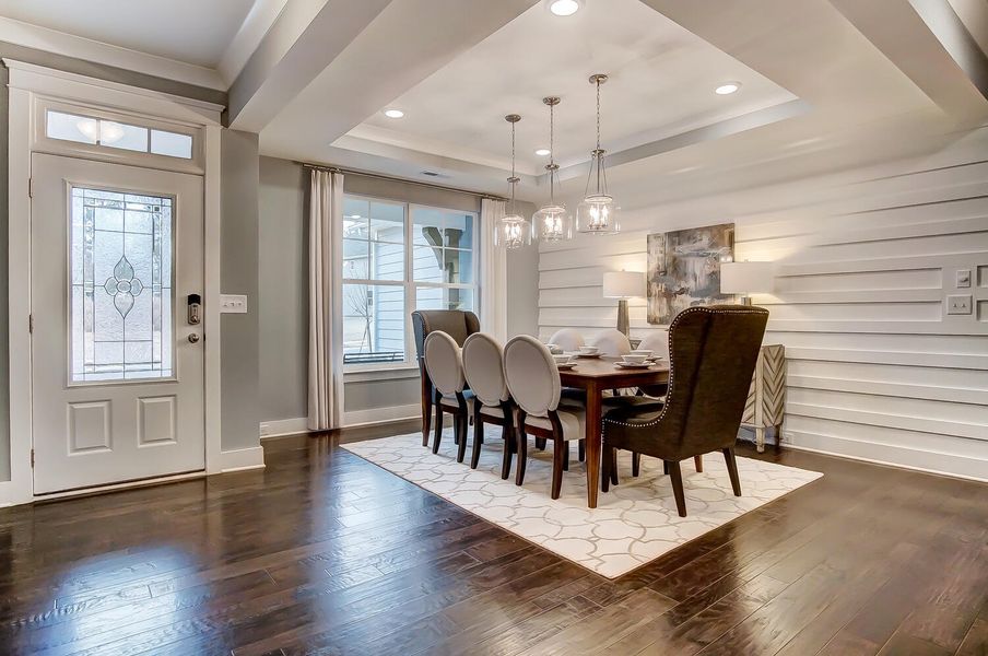 Furnished interior view inside a new home in The Enclave at French Quarter Creek, Huger (Image 24).