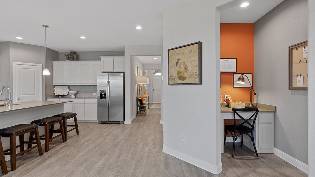 Furnished interior view inside a new home in Morningstar, Aledo (Image 18).
