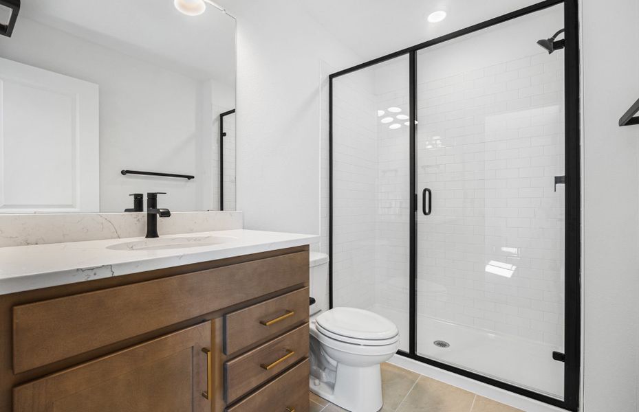 Furnished interior view inside a new home in Harvest Crossing, Aurora (Image 6).