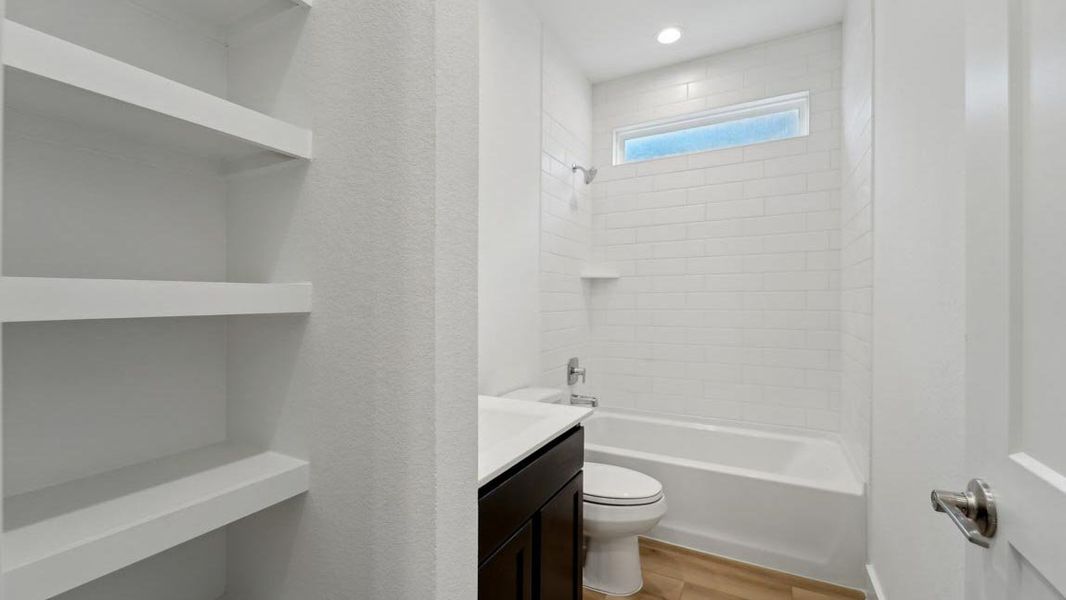 Representative furnished interior of a home built from the Sapphire by D.R. Horton in Mill Creek Estates, Magnolia (Image 17). Representative furnished interior of a home built from the Sapphire by D.R. Horton in Mill Creek Estates, Magnolia (Image 17).