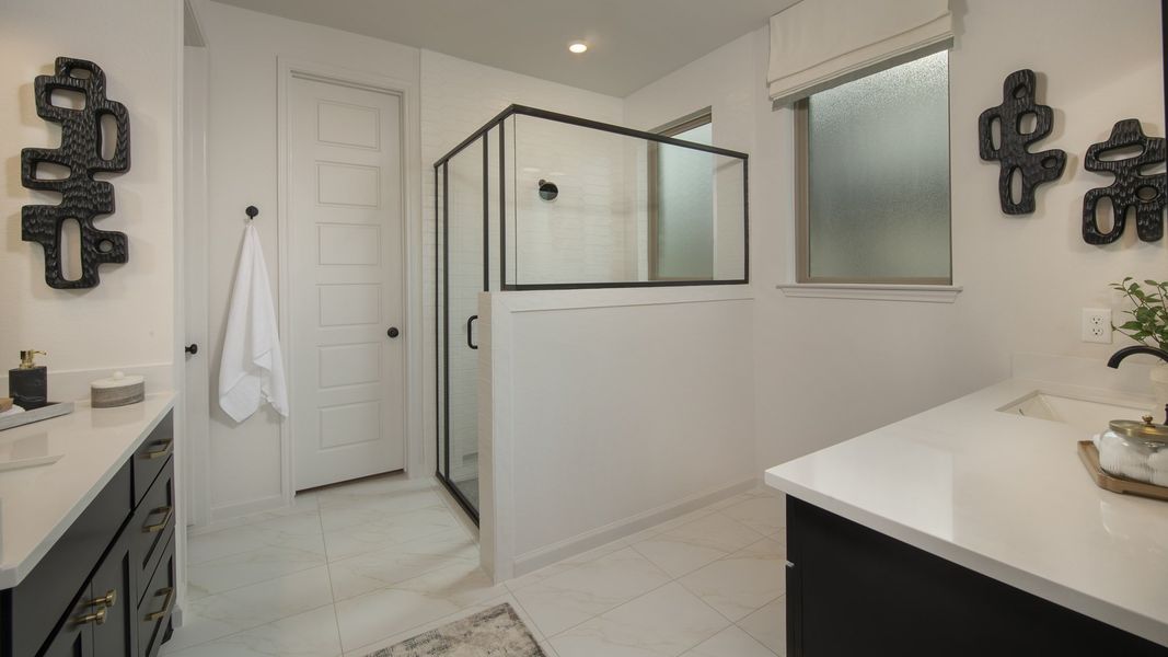 Furnished interior view inside a new home in The Woodlands Hills, Willis (Image 4).