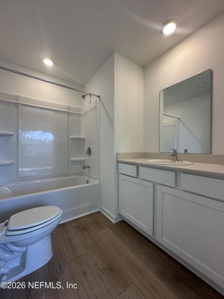 Furnished interior view inside a new home in Stokes Landing, St. Augustine (Image 3).