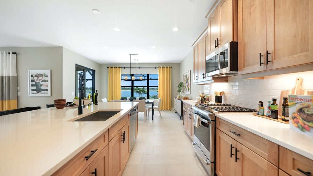Furnished interior view inside a new home in Grand Park Real Estate and Homes for Sale in Sarasota, FL - Neal Communities, Sarasota (Image 3).