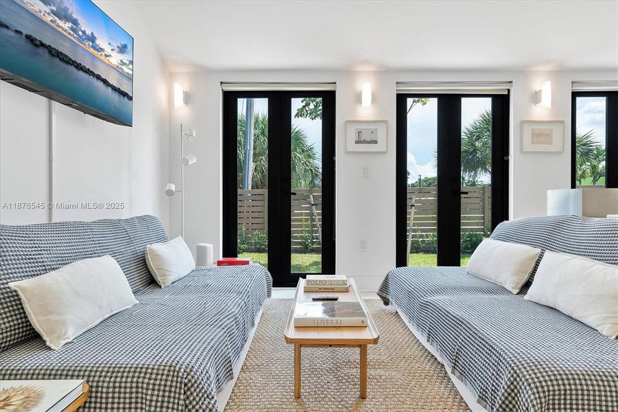 Furnished interior view inside a new home in , Miami (Image 36). Furnished interior view inside a new home in , Miami (Image 36).