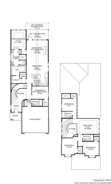 2D floor plan layout of this home in Stillwater Ranch 40', San Antonio, TX (Image 2). 2D floor plan layout of this home in Stillwater Ranch 40', San Antonio, TX (Image 2).