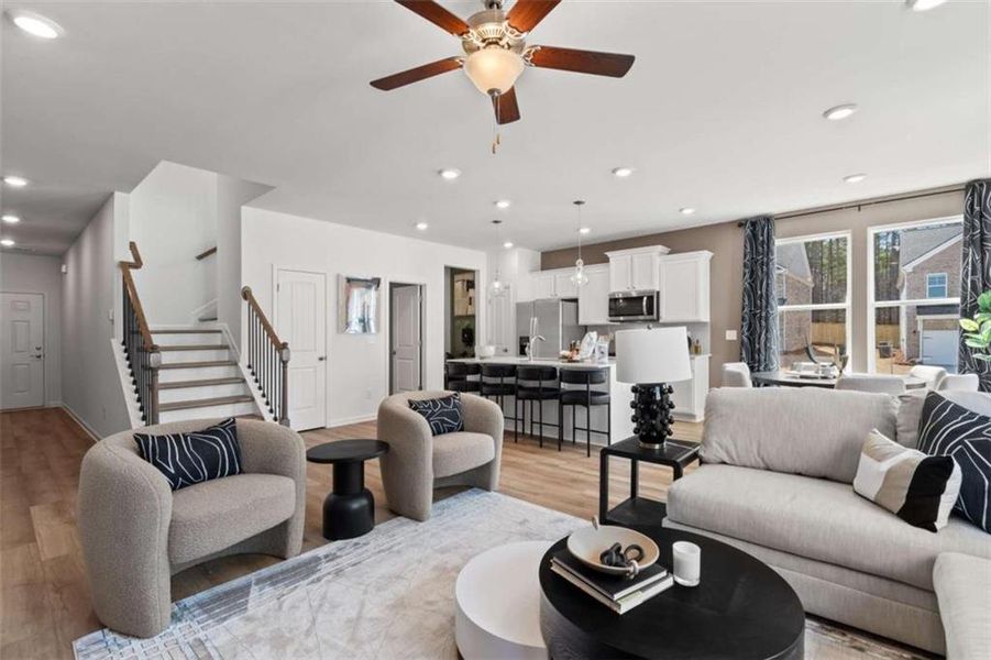 Furnished interior view inside a new home in Diamante, Stockbridge (Image 24).