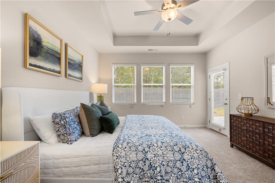 Furnished interior view inside a new home in Walden Park – The Retreat, Jonesboro (Image 13). Furnished interior view inside a new home in Walden Park – The Retreat, Jonesboro (Image 13).