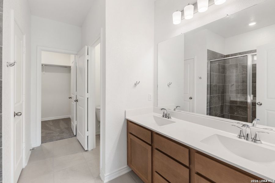 Furnished interior view inside a new home in Hidden Bluffs at TRP, San Antonio (Image 11).