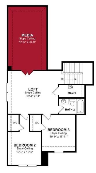Beazer Homes Valencia on the Lake Avalon floorplan.