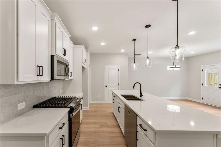 Furnished interior view inside a new home in Wildwood Place, Powder Springs (Image 4). Furnished interior view inside a new home in Wildwood Place, Powder Springs (Image 4).