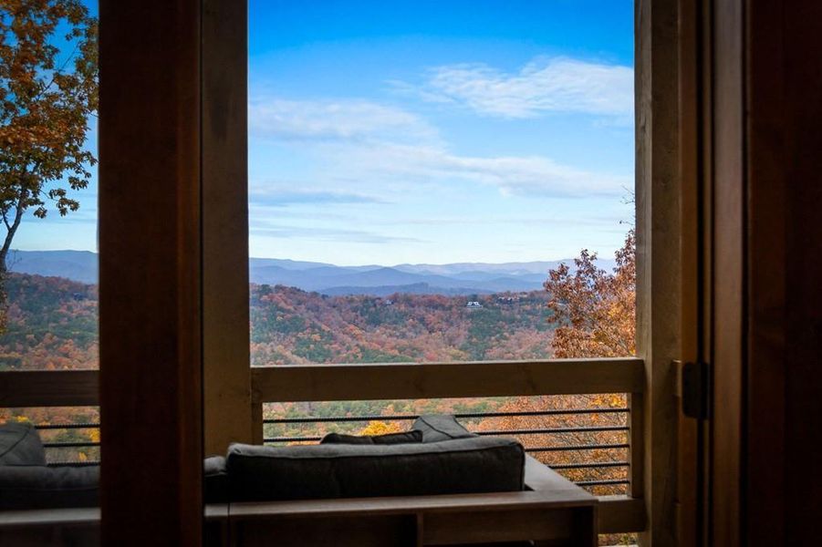 Exterior details and patio area of a home in , Blue Ridge (Image 36).