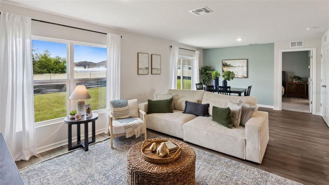 Furnished interior view inside a new home in , Deltona (Image 9).
