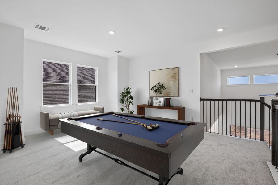 Representative furnished interior of a home built from the Anderson by Taylor Morrison in Easton Park, Austin (Image 10).