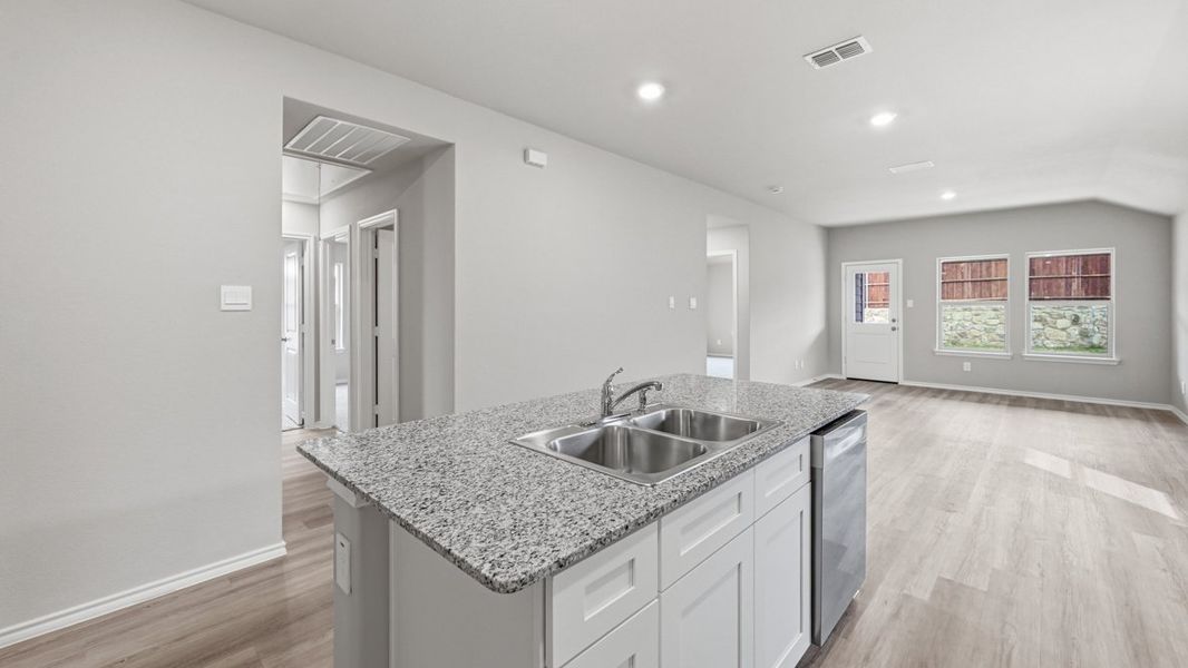 Furnished interior view inside a new home in Hickory Grove, Krum (Image 12).