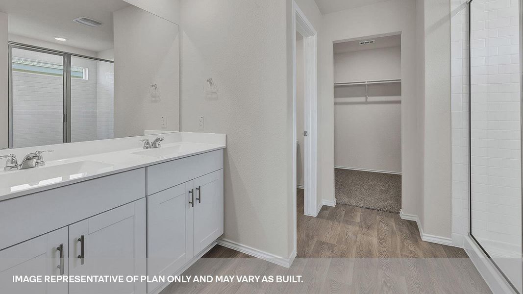 Furnished interior view inside a new home in Paramount, Kyle (Image 6). Furnished interior view inside a new home in Paramount, Kyle (Image 6).