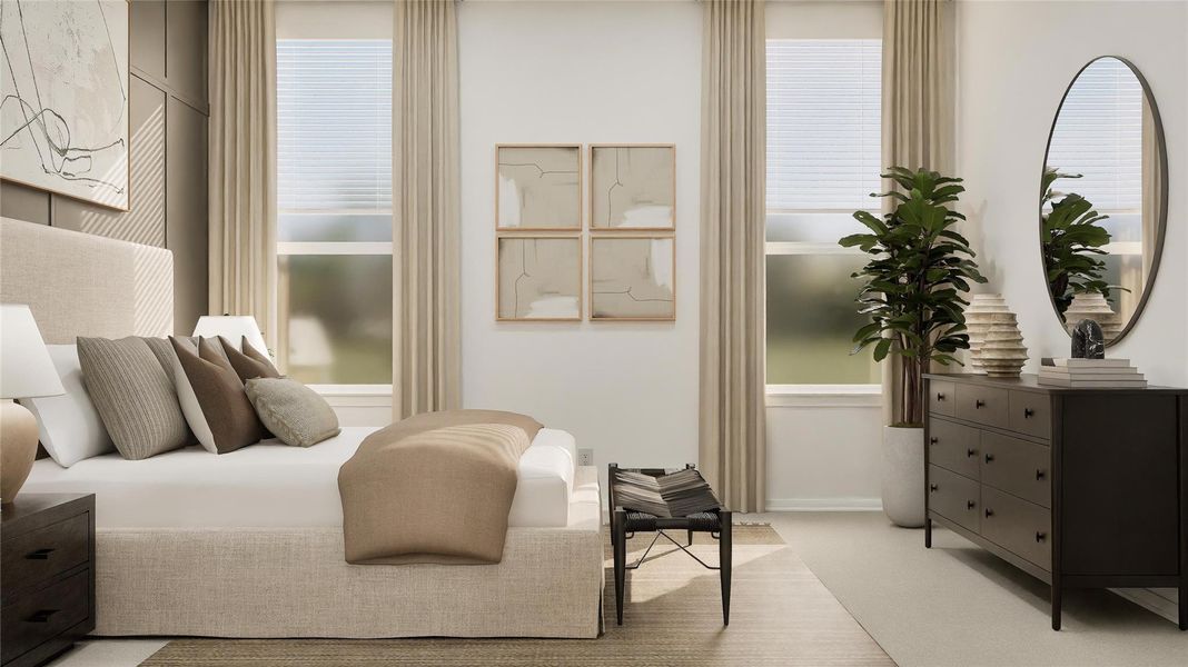 Furnished interior view inside a new home in The Grand Prairie, Hockley (Image 2).