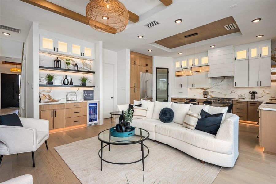 Furnished interior view inside a new home in , Stafford (Image 8).