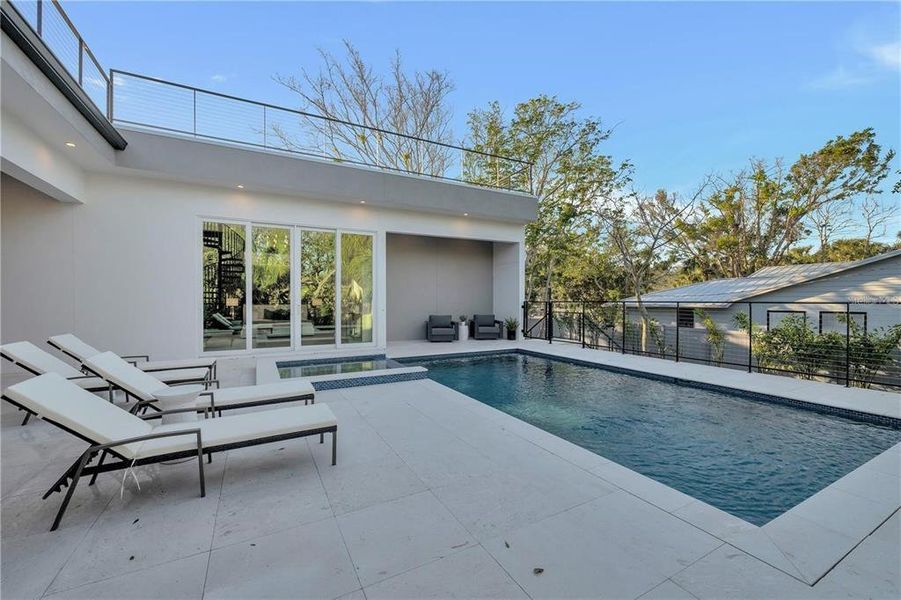 Exterior details and patio area of a home in , Sarasota (Image 27).