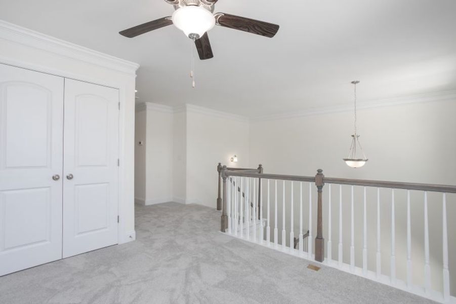 Representative unfurnished interior of a home built from the Cayman by Keystone Homes NC in Weybridge, Burlington (Image 14).