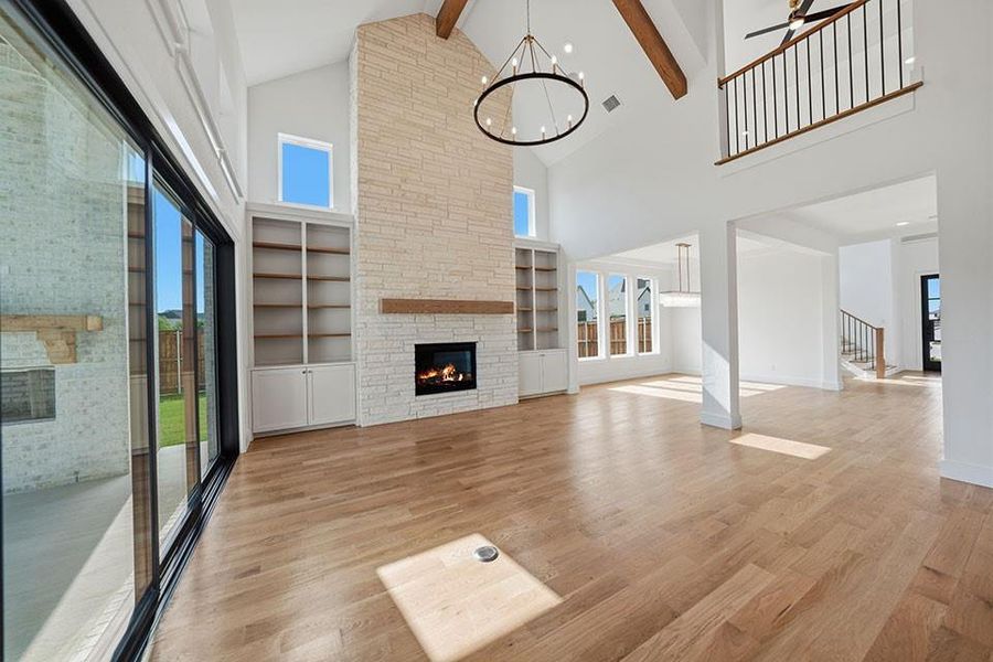 Spacious, unfurnished interior of a new home in Light Farms Graham/Reagan, Celina (Image 29).
