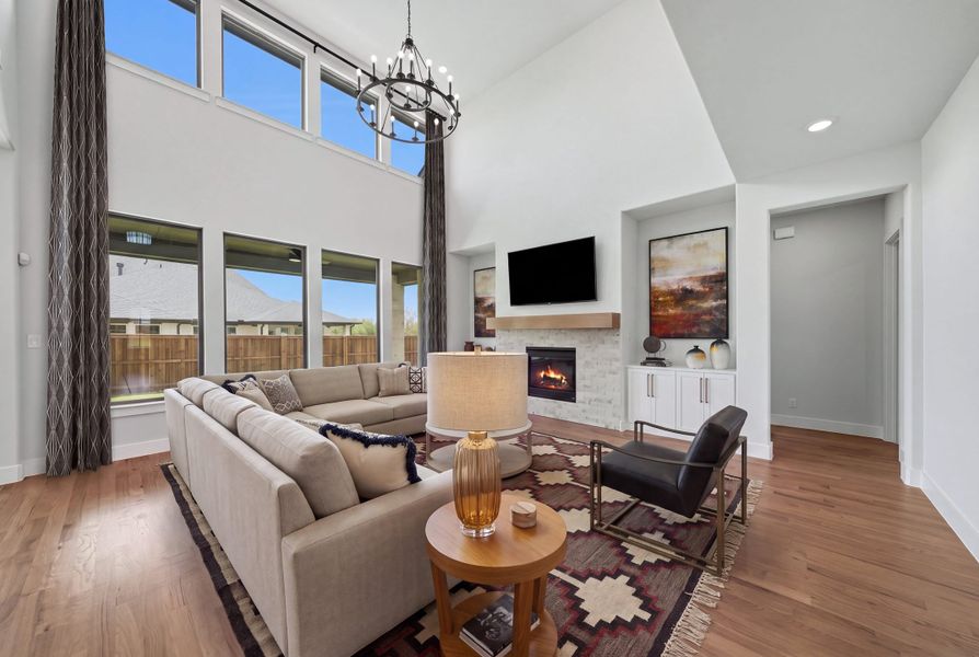 Furnished interior view inside a new home in Hillside Village, Celina (Image 15).