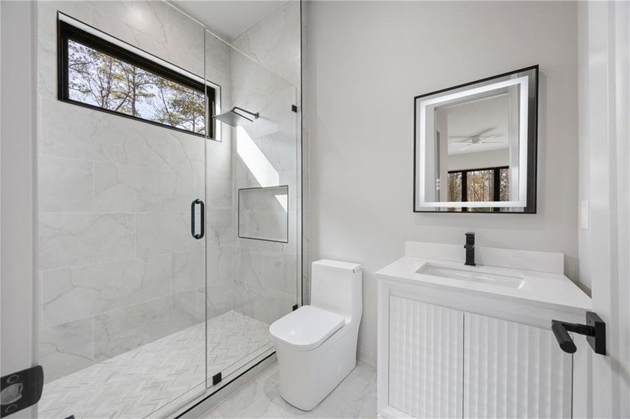 Furnished interior view inside a new home in , Sandy Springs (Image 47). Furnished interior view inside a new home in , Sandy Springs (Image 47).