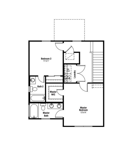 2D floor plan layout for the Cactus by Scott Felder Homes in Mayfair, New Braunfels, TX (Image 4). 2D floor plan layout for the Cactus by Scott Felder Homes in Mayfair, New Braunfels, TX (Image 4).