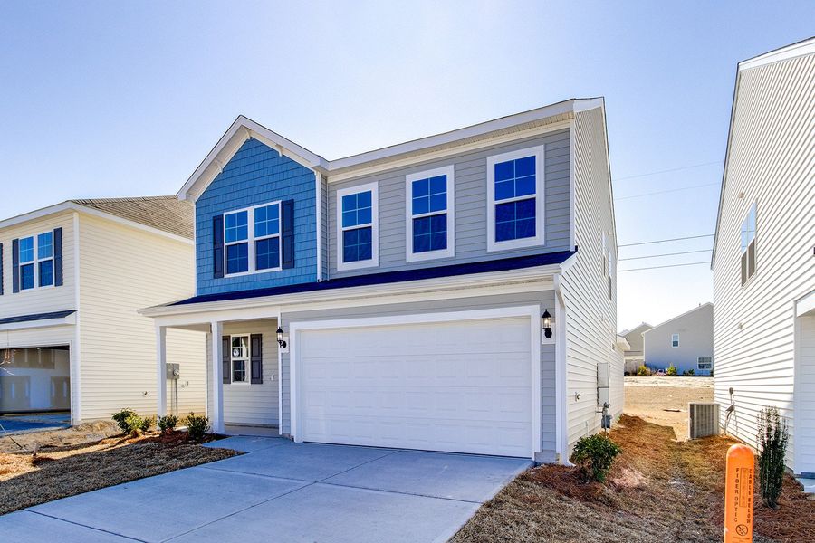 Front exterior of a new home in Ellington, Elgin, SC, highlighting curb appeal (Image 19).